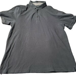 Under Armour Mens Polo Black Size XL Loose Fit Heat Gear Short Sleeve Pullover